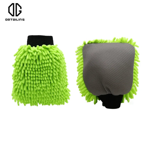 Gant microfibre chenille pour lavage automobile