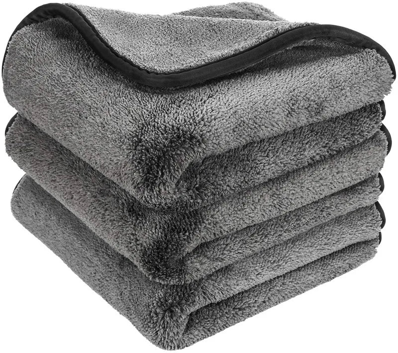 Serviette microfibre épaisse pour voiture – Lavage & séchage Prendre Soin de son Auto