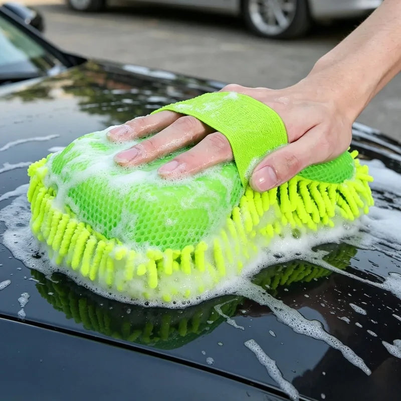 Kit complet de lavage automobile avec éponges brosses et gants