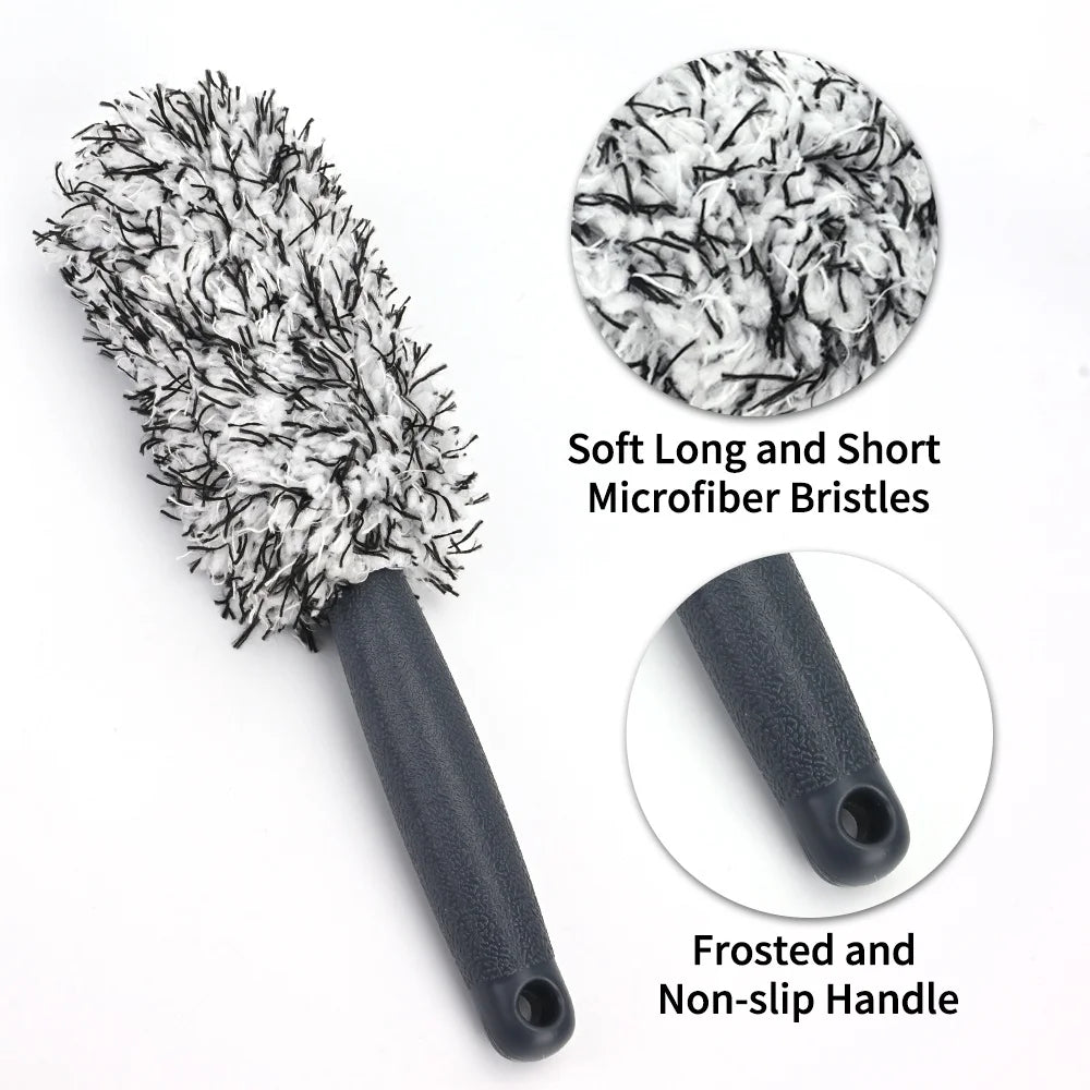 Brosse microfibre pour lavage des jantes et detailing Prendre Soin de son Auto