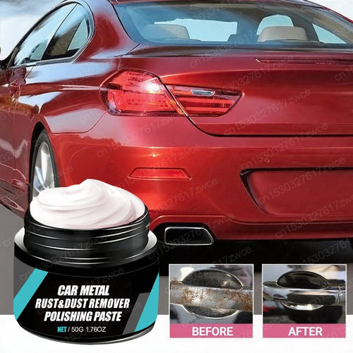 50/100g Polishing Compound Car Glass Rust Remover Chrome Parts Auto Wheels Oxidized Scratch Repair Renewal Tool Prendre Soin de son Auto