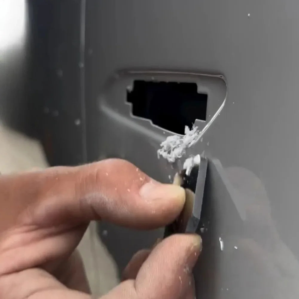 Racloir de précision pour retouches carrosserie – 1 ou 2 pièces Prendre Soin de son Auto