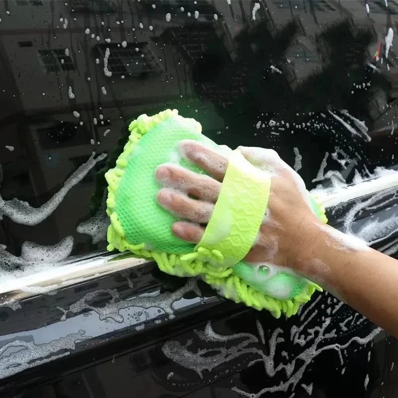 Kit lavage voiture – éponges, brosses & gants Prendre Soin de son Auto