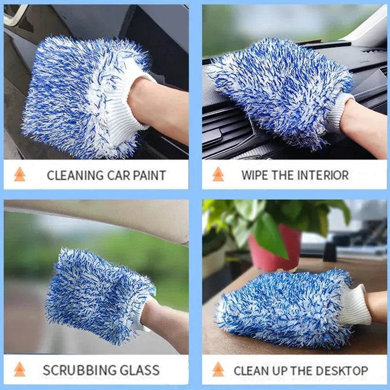 Gant microfibre de lavage voiture – Carrosserie & jantes Prendre Soin de son Auto