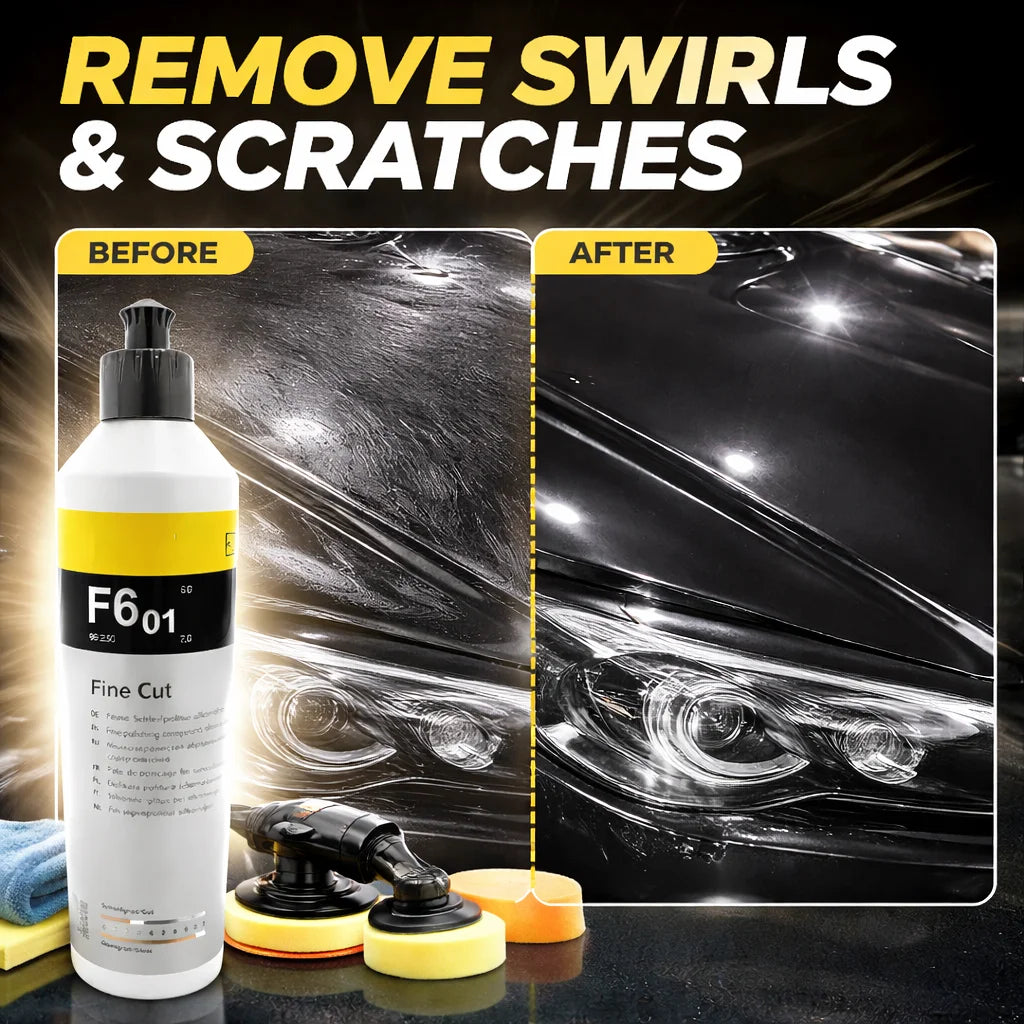 Fine Cut F6.01 Polish Compound 250ml– Professional Car Polish, Smooth Finish & Scratch Removal, 250ml Prendre Soin de son Auto