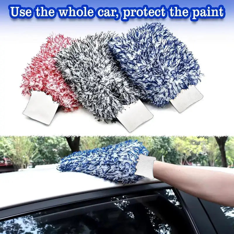 Gant microfibre de lavage voiture – Carrosserie & jantes Prendre Soin de son Auto