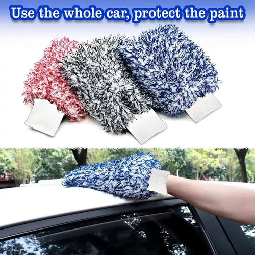 Gant microfibre de lavage voiture – Carrosserie & jantes Prendre Soin de son Auto