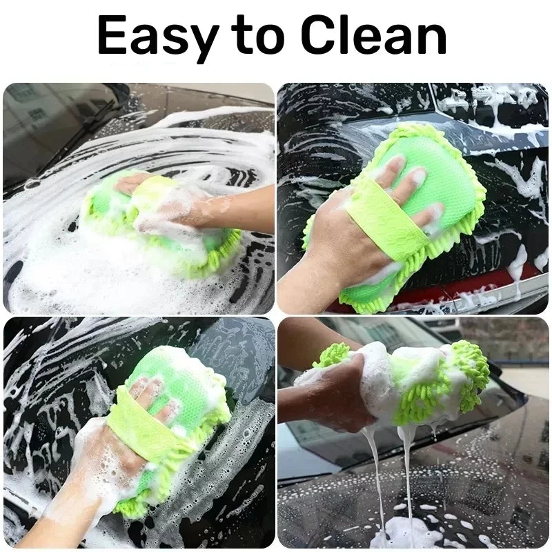 Kit lavage voiture – éponges, brosses & gants Prendre Soin de son Auto