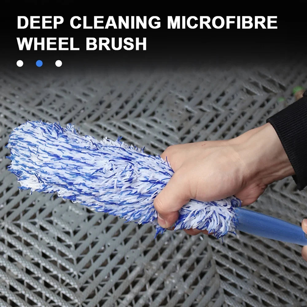 Brosse microfibre pour lavage des jantes et detailing Prendre Soin de son Auto