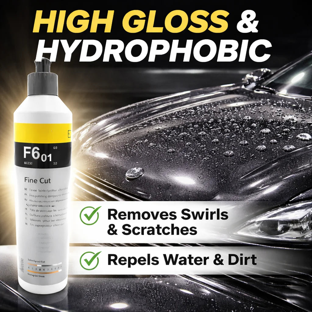 Fine Cut F6.01 Polish Compound 250ml– Professional Car Polish, Smooth Finish & Scratch Removal, 250ml Prendre Soin de son Auto